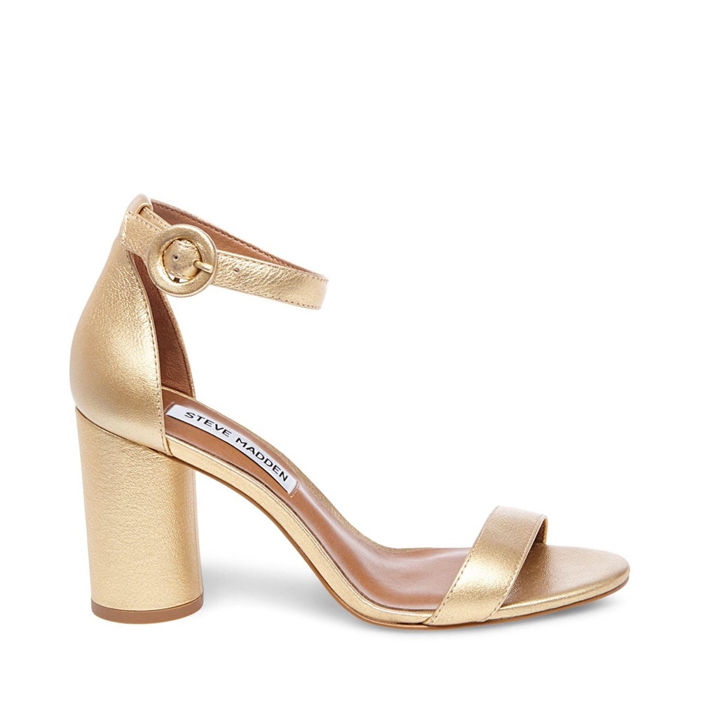 Steve Madden Shanna Gold Heeled Sandal